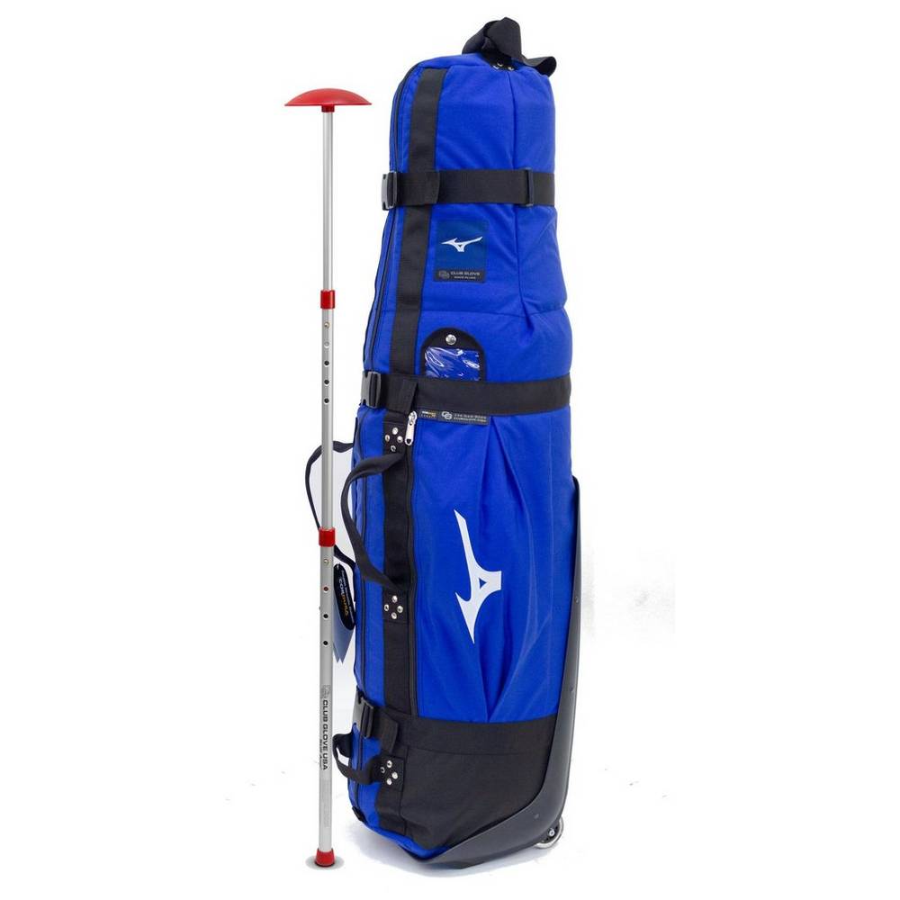 Mochila Mizuno Golf CG Last Bag Large Pro Travel Para Hombre Azul Rey/Negros 6195832-VA